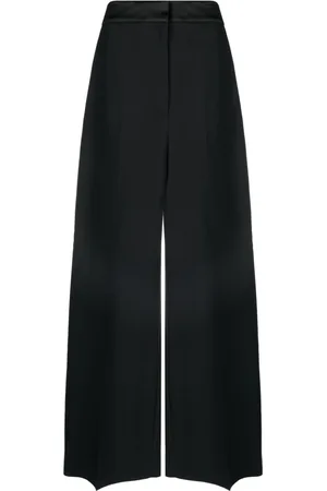 Khaite High-waist palazzo trousers