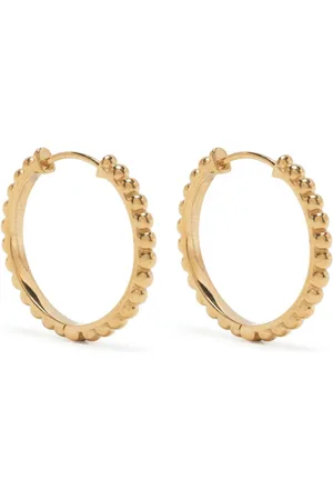 Dower and Hall Dotty huggie hoop earrings