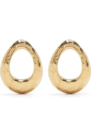 Dower and Hall Large Entwined Oval earrings