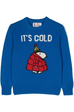 MC2 SAINT BARTH Snoopy-intarsia crew-neck jumper