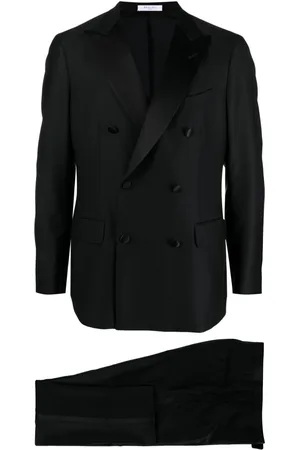 Boglioli Satin-trim tuxedo suit