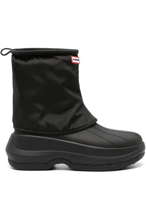 Kenzo X Hunter logo-patch boots