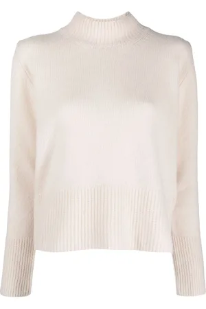 ALYSI Mock-neck wool jumper