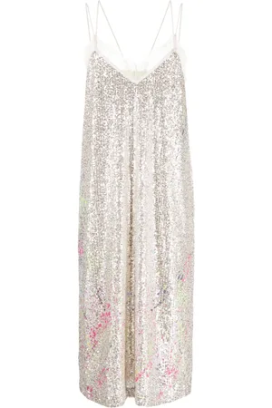 Twin-Set Myfo sequined midi dress