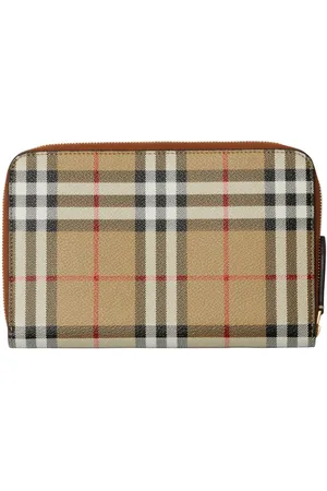 Burberry Vintage Check-pattern bi-fold wallet