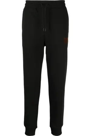 HUGO BOSS Logo-print cotton track pants