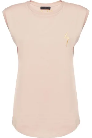 Giuseppe Zanotti Ursella logo-print cotton tank top