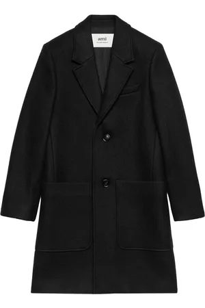 Ami Single-breasted wool coat
