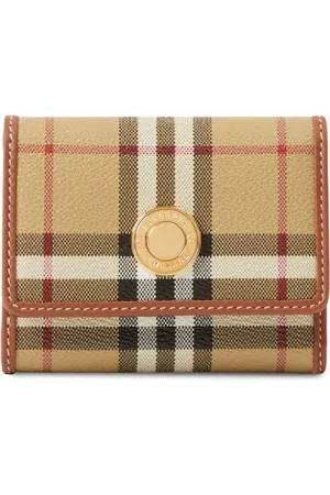 Burberry Small Vintage Check leather wallet