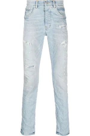 Purple Brand Distressed slim-leg jeans