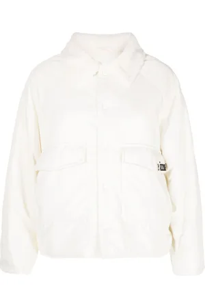 Izzue Logo-patch press-stud shirt jacket