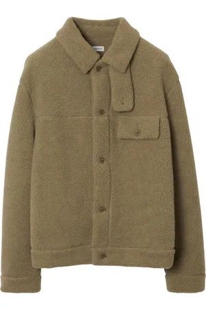 Burberry Long-sleeve fleece overshirt