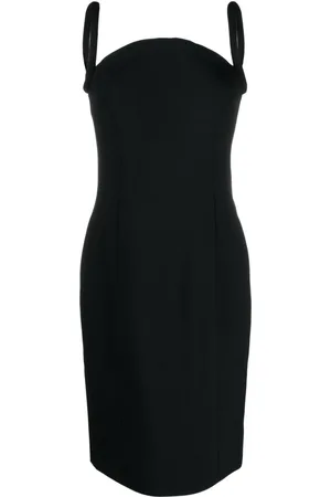 VERSACE Sleeveless midi dress