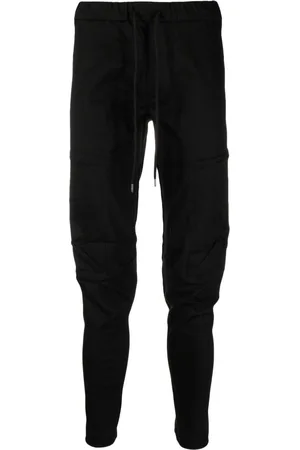 ATTACHMENT Drawstring-waist slim-cut trousers