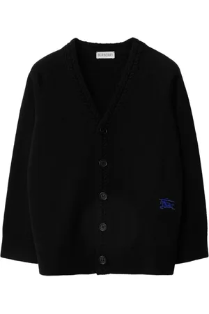Burberry EKD-patch wool cardigan