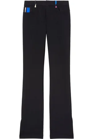 Puccini Marmo-print straight-leg trousers