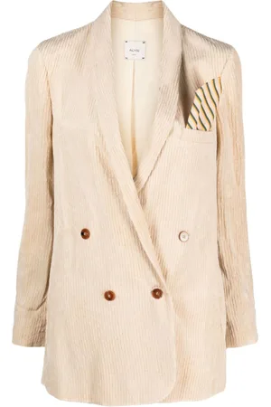 ALYSI Double-breasted corduroy blazer