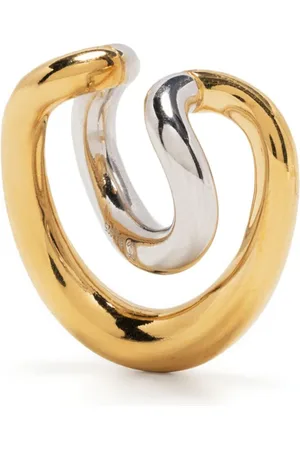 CHARLOTTE CHESNAIS Initial two-tone ear cuff