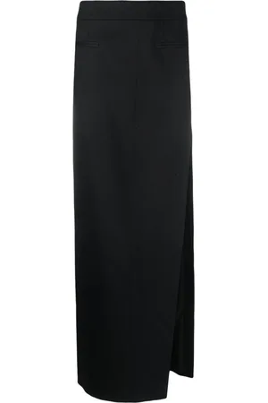 GENNY Side-slit maxi skirt