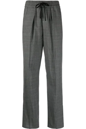 Marant Etoile Priska high-waist plaid trousers