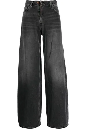 haikure Stonewashed wide-leg jeans