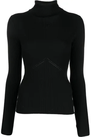 ANDREADAMO Balaclava-hood ribbed jumper