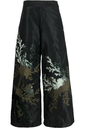 BIYAN High-waisted wide-leg trousers