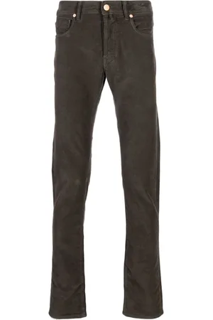 Incotex Tapered-leg key-pendant jeans