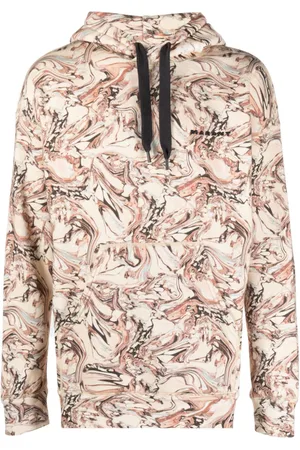 Isabel Marant Marvin abstract-pattern cotton blend hoodie