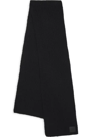 ANINE BING Hannah logo-patch scarf