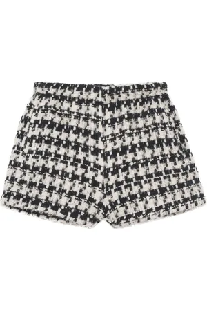 ANINE BING Lyle houndstooth shorts