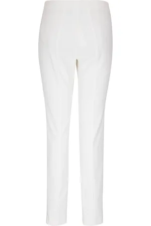 AKRIS Exposed-seam slim-cut trousers