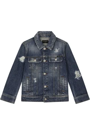 Dolce & Gabbana Rip-detail denim jacket
