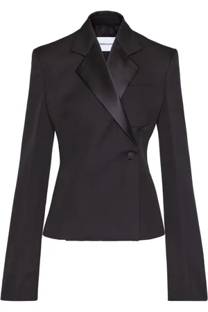 Salvatore Ferragamo Notched-lapels virgin wool blazer