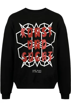 44 Label Group Graphic-print cotton sweatshirt
