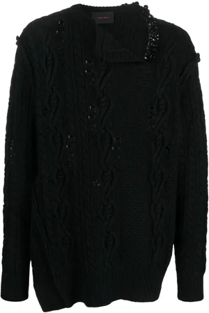 Simone Rocha Bead-embellished merino jumper