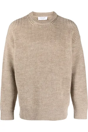 Marine Serre Ribbed-knit wool jumper