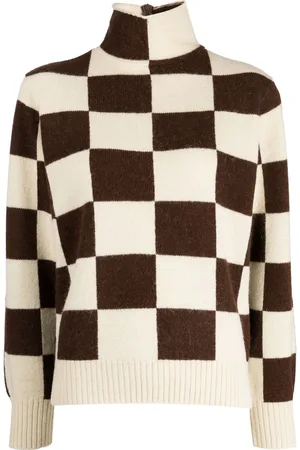 UNDERCOVER High-neck intarsia-knit jumper