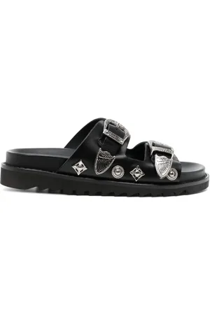 TOGA PULLA Stud-embellished leather sandals