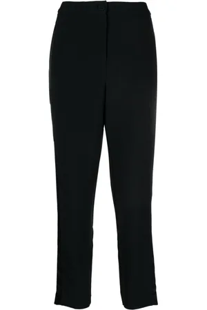 FEDERICA TOSI Satin-trim tailored trousers