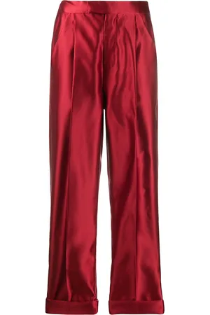 Tom Ford High-waisted silk trousers