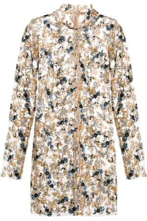 Macgraw Daisy sequin-embellished minidress
