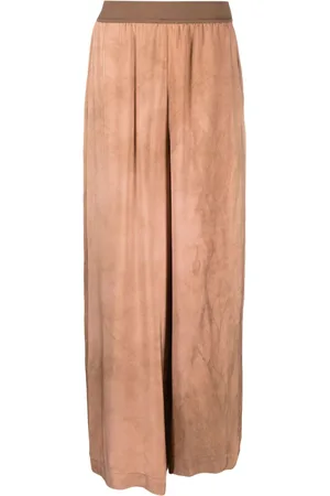 UMA WANG Elasticated waistband wide-leg trousers