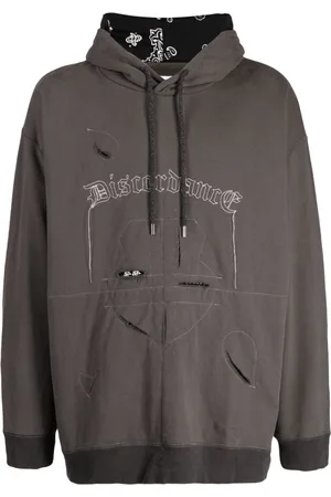 Children Of The Discordance Logo-embroidered cotton hoodie