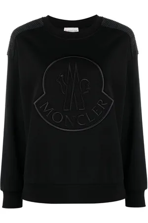 Moncler Logo-embroidered cotton-blend sweatshirt