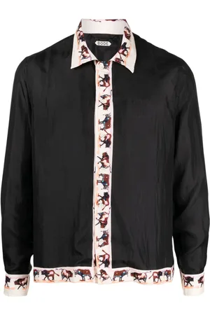 BODE Taureau silk shirt