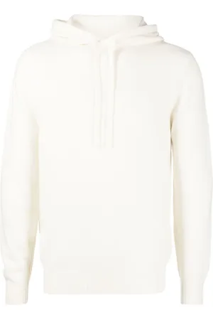 Cruciani Long-sleeve fine-knit hoodie