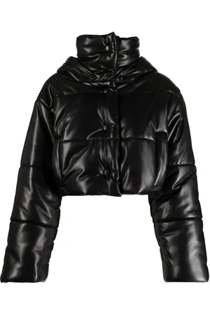 Nanushka Hooded cropped puffer jacket