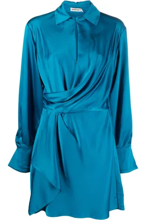 Simkhai Talid draped satin minidress