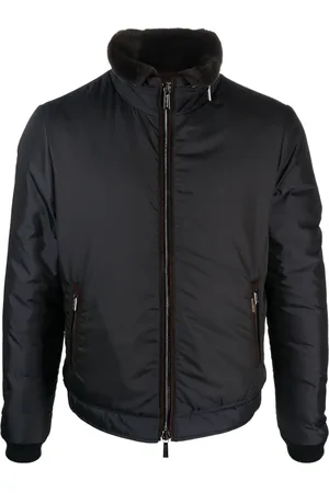 MOORER High-neck down jacket
